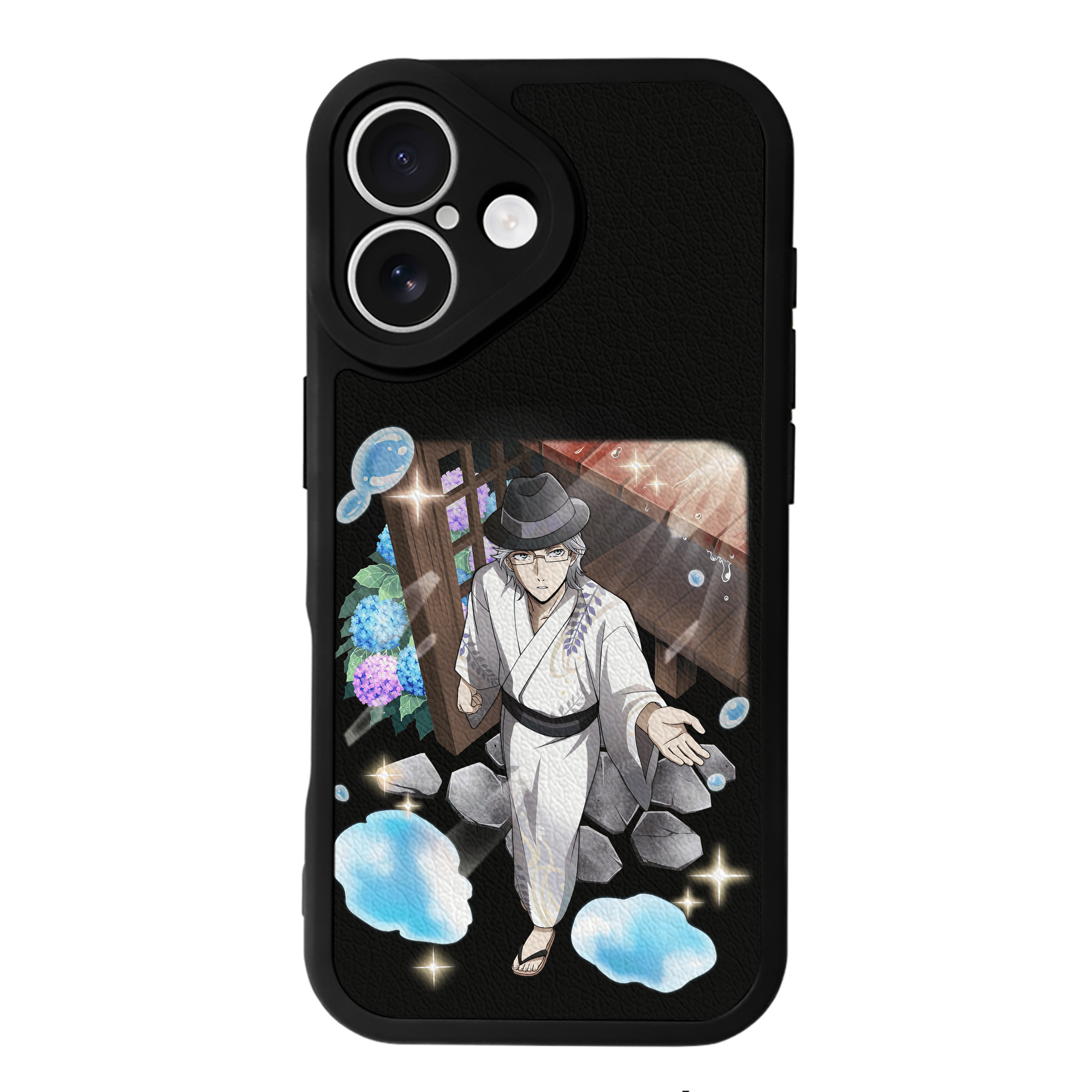 （画像用） 文豪ストレイドッグス Bungo Stray Dogs 【iPhone 16シリーズ対応】シリコンスマホケース（レザー調） 材質：シリコン